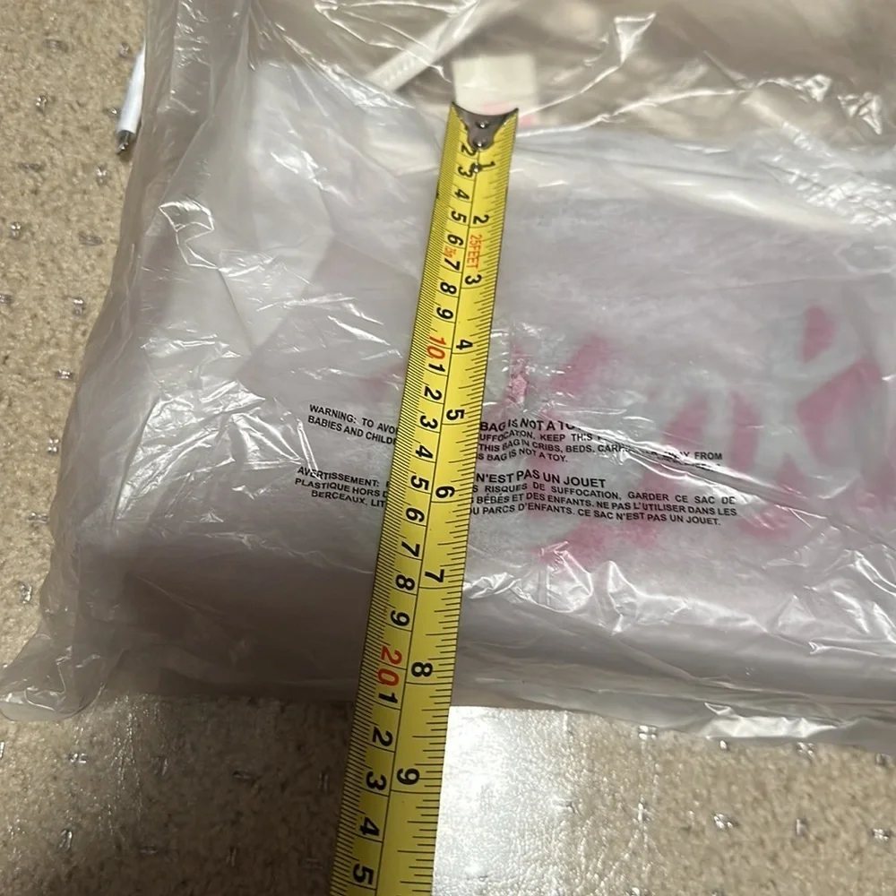 Pink Clear Victoria’s Secret Large Makeup Bag (NWT)